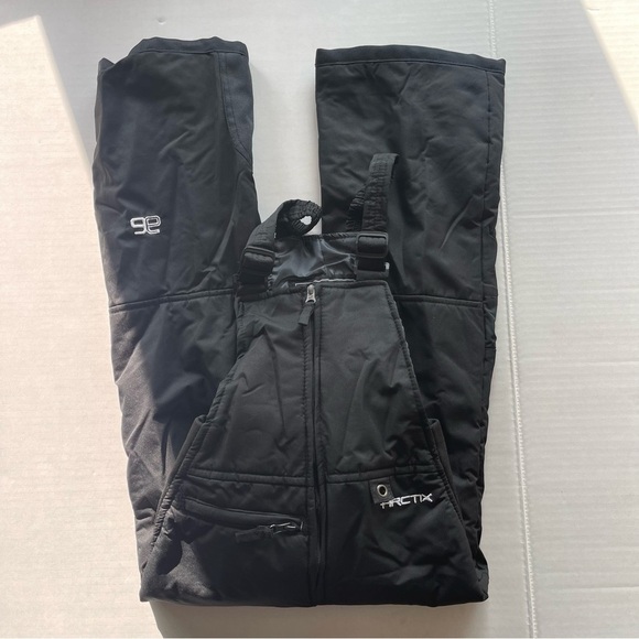 Arctix Kids Essential Insulated Black Bib Overalls Small - Picture 11 of 12